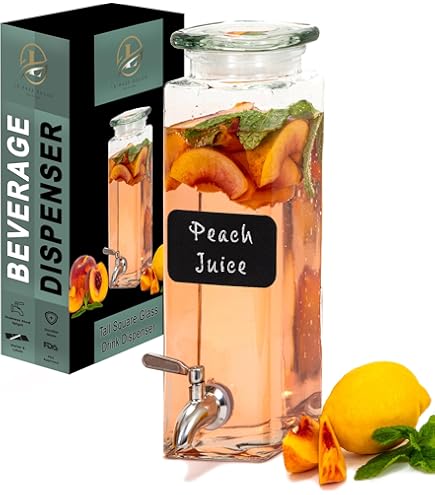SUZLAZYR Whiskey Dispenser - Ice Cold Liquor Dispenser Wine Chiller With No-Spill Thimble Spout, Present For For Men Husband Dad Boyfriend Or Son, 720ml,Gold