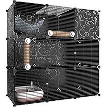 Amazon.co.jp: BriSunshine 猫 ケージ 3段 トイレ付き キャットケージ