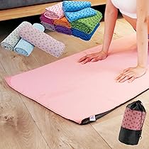 Amazon.co.jp: 【薄いのに、滑らない。】ヨガラグ ヨガタオル