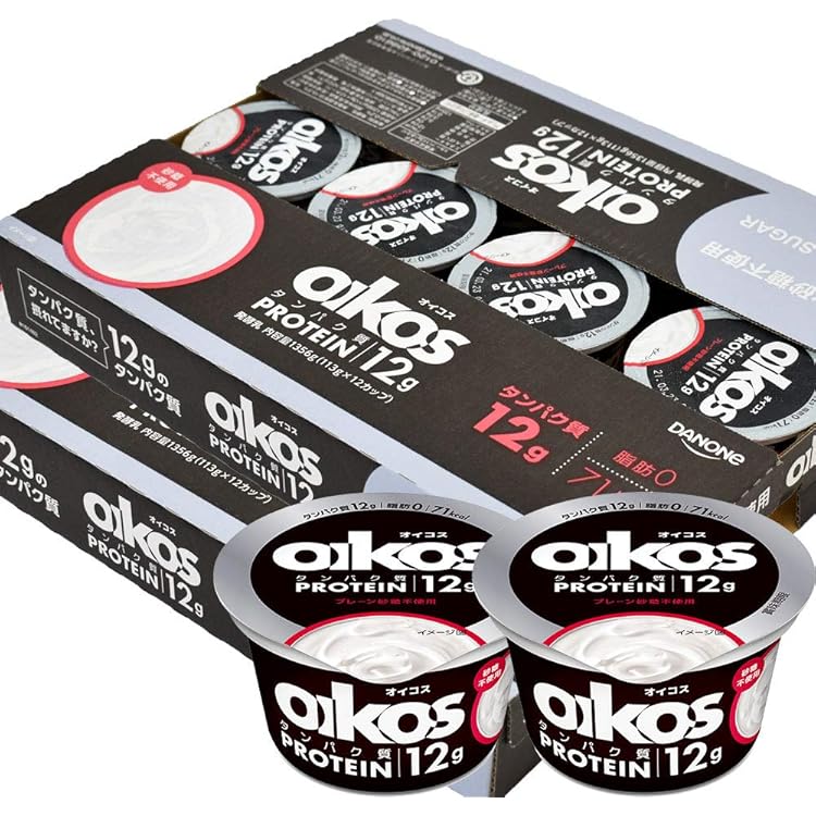 Amazon.co.jp: ダノン オイコス 脂肪0 プレーン砂糖不使用 ヨーグルト