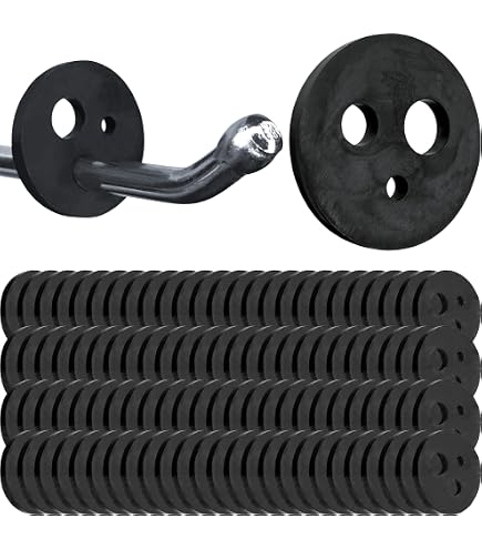 Black Peg Hook Stoppers – 200 Pack Squeeze & Pinch Inventory Control Clips For Pegboard, Slatwall, Gridwall Hooks – Keep Merchandise Near The Front
