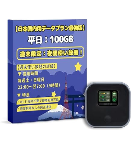 Amazon.co.jp: Pocket WiFi Mobile Router, SIM Free, In-Car Wi-Fi