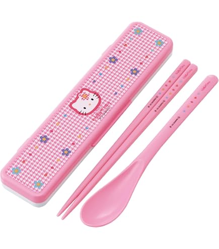 Amazon｜OSK 引フタ コンビセット ハローキティ 箸 スプーン セット KT
