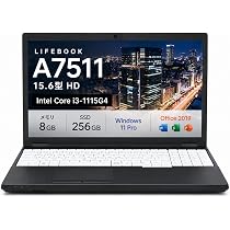 Amazon.co.jp: 【整備済み品】ノートパソコン 富 士通 LIFEBOOK A7511