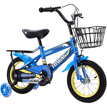水色 子供用自転車 補助輪付き　18インチ MD-18-AQ 子供用自転車 カゴ 補助輪付き MD-18シリーズ 1台