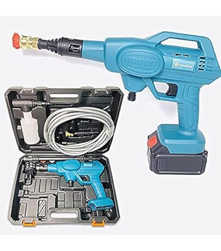 Amazon.co.jp: 充電式高圧洗浄機 HY-6010 コードレス 吐出圧力2.17MPa