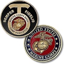 米海兵隊チャレンジ／Marine Corps Challenge Coin Amazon.co.jp: USMC Marine Corps Recruit Depot Parris Island