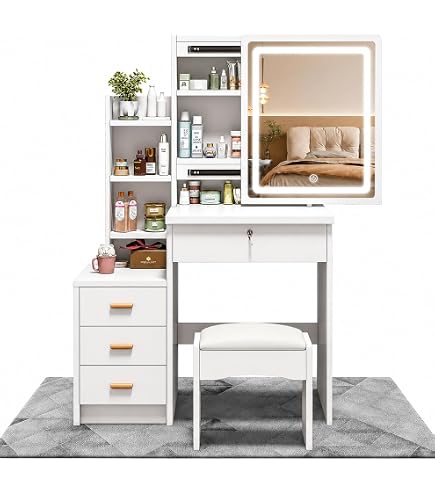 Amazon｜IKEA/イケア SYVDE：ドレッシングテーブル ホワイト