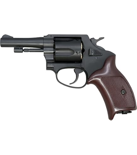 Amazon | マルシン ポリスリボルバー 77ミリ銃身 ブラックヘビー