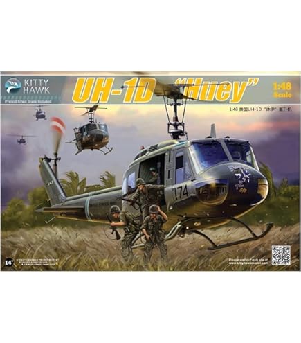 Amazon | アメリカレベル 1/32 UH-1D ヒューイ ガンシップ