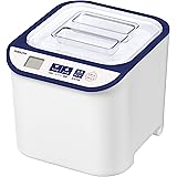 [山善] ヨーグルトメーカー 飲むヨーグルト ｢簡単お手入れ いつでも清潔｣ 温度調整機能付き レシピブック付き 発酵食メーカー ブルー YXA-100(BL) [メーカー保証1年]