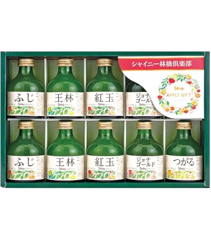 Amazon.co.jp: シャイニー 青森県りんご 100％ りんごジュース 15本入