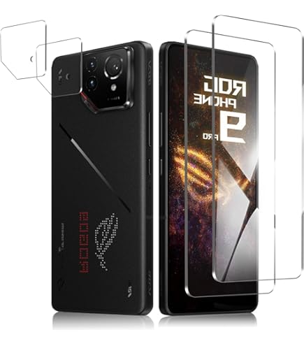 Amazon | iXinQu ガラスフィルム ASUS ROG Phone 9 / 9 Pro 用 簡単