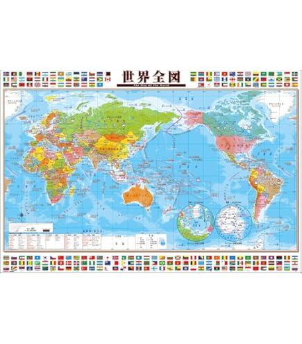 送料無料　世界地図　国旗　ジグソーパズル 1000ピース Amazon.co.jp: Ravensburger 政治世界地図 1000ピース ジグソーパズル