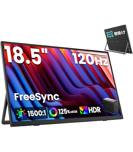 Amazon.co.jp: Tpsmtdis 18.5型 120Hz ポータブルモニター フルHD