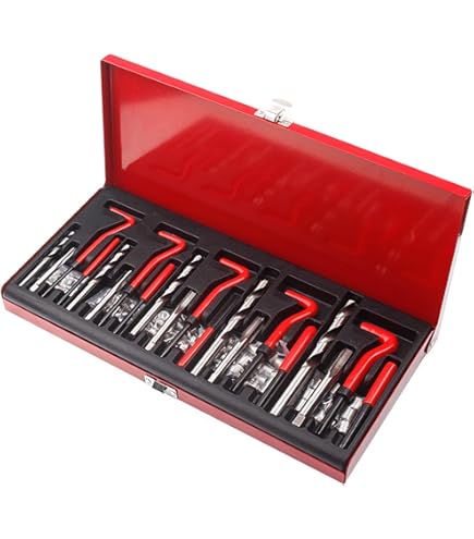 Amazon.co.jp: リコイルキット ヘリサートキット 131pcs ネジ山修正