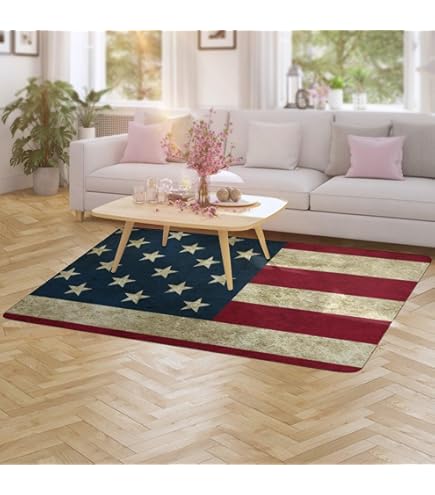 Amazon｜カーペット アメリカ国旗 星条旗 ラグマット 100×150cm 絨毯