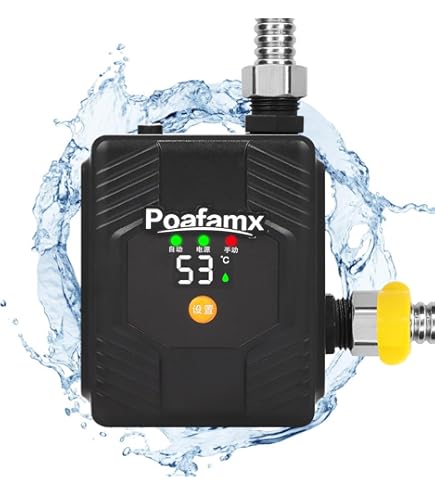 Amazon | 【Zosyfex】全自動ブースターポンプ 最大流量15L,20L,25L/min