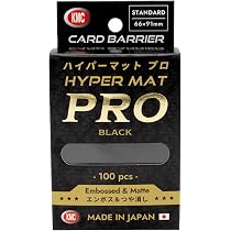 Amazon | KMC カードバリアー ハイパーマット プロ ブラック | トレカ 通販