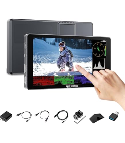 Amazon | FEELWORLD P6X 5.5インチ1200nits超高輝度デジタル一眼レフ