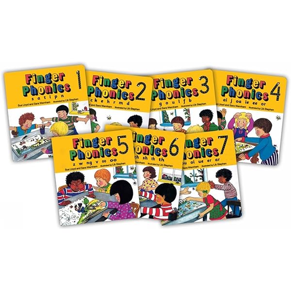 finger phonics 7冊セット　jolly phonics Finger Phonics Book 7 (in print letters) – Jolly Learning USA
