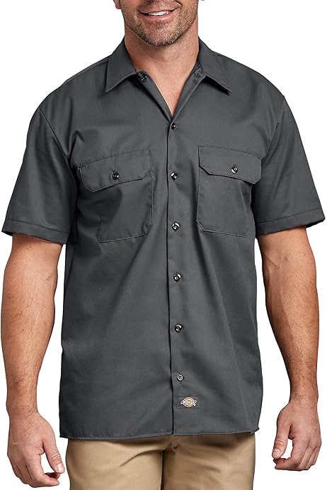 dickies cotton work shirts