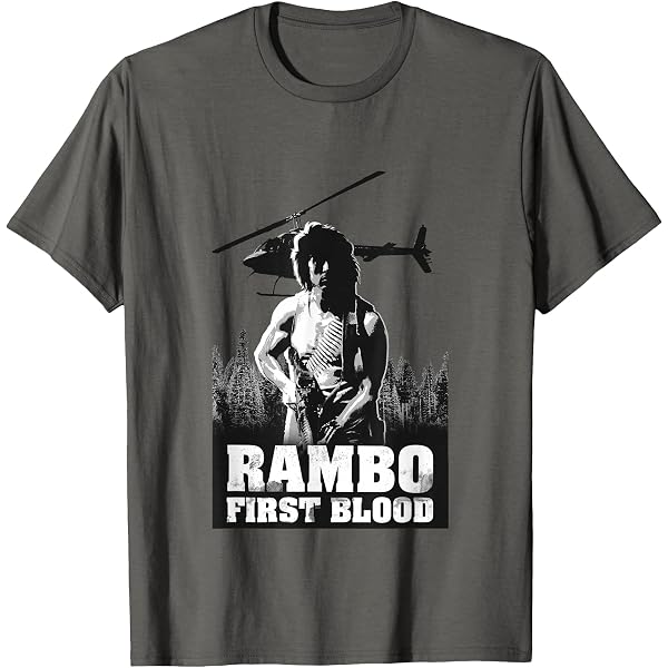 Amazon | Rambo III ジョン・ランボー Tシャツ | Tシャツ・カットソー 通販