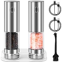 Amazon.co.jp: Ausbond ペッパーミル 電動 【2年保証・USB-C充電式・2