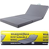 マニフレックス サステナブルウィング 日本用三つ折り高反発マットレス シングル 10cm 硬め 【公式直販】 畳める 運べる ソファーになる 側地は外して洗濯できる 3枚の芯材ローテーションで長持ち 7年以上使える イタリア製 【 引き取り 対応 ※