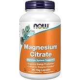 NOW Foods クエン酸マグネシウム ナウフーズ マグネシウム サプリメント サプリ 健康食品 栄養補助食品 植物性 ベジタリアン ヴィーガン 植物性カプセル ベジカプセル 240粒
