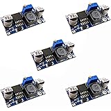 サムコス 降圧コンバータ LM2596 DC-DC 高効率 電圧レギュレータ 可変電源降圧モジュール 調整可能 転換モジュール 精密 小型 便利 人気 3.0-40V 〜 1.25-35V 5個セット