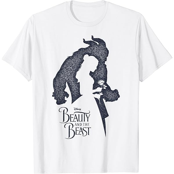 Amazon | ディズニー 美女&野獣 ベル シルエット グラフィック Tシャツ