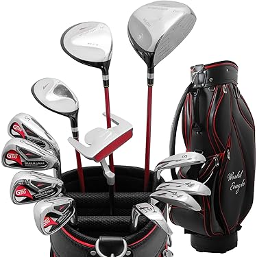 【大人気メーカーメンズゴルフセット】12本セット　バッグ付　初心者　入門者向 Amazon.co.jp: メンズゴルフ初心者12ピースゴルフクラブセット