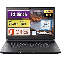 Amazon.co.jp: ノートパソコン 東芝 dynabook R73 インテル Core i3