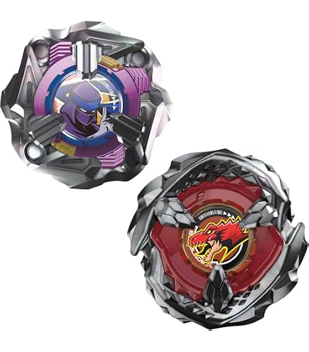 Beyblade X Dual Tail Viper 5-80O Et Sword Dran 3-60F, Pack De Toupies Detachables Des 8 Ans