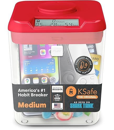 Amazon｜kSafe 飲酒や他の悪徳を制限するXLTimeロックコンテナ。 12.3