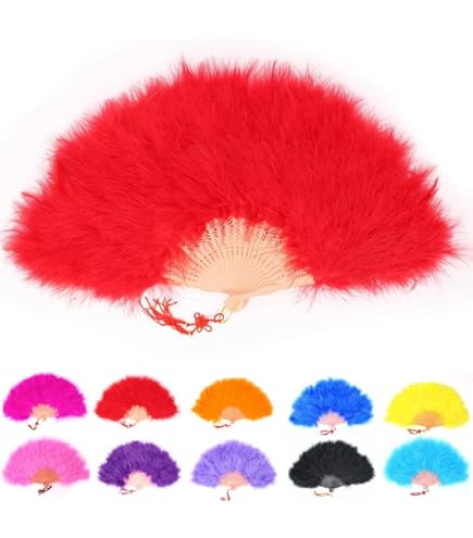 Amazon.co.jp: 直径50cm!!ふわふわファー扇子(全13色