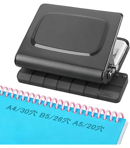 Amazon.co.jp: コクヨ 多穴パンチ バインダー用 30穴 5枚 PN-25