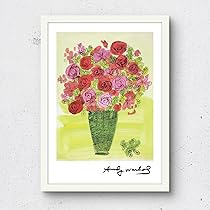 Amazon.co.jp: アンディウォーホル フラワーバスケット A4 フレーム