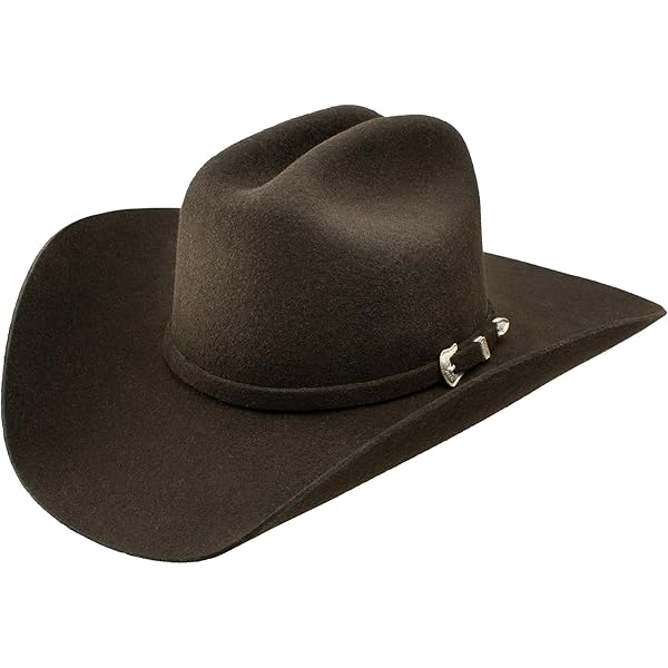 Amazon | Stetson メンズ 4X Corral Buffalo フェルトカウボーイハット