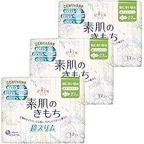 Amazon | エリス 素肌のきもち 超スリム 羽つき (特に多い昼用