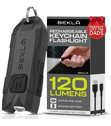 VTIGER K1 Keychain Flashlight – 800 Lumen Rechargeable Mini LED Light With Magnet - View #4