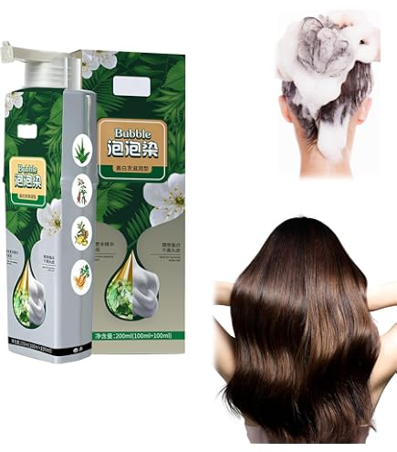 Amazon | 白髪染め シャンプー 純粋な天然植物エッセンス ヘアカラー