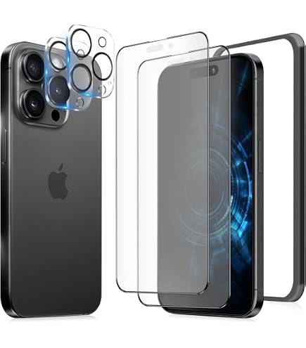 Amazon | iphone 14pro max 用 ガラスフィルム PUKENIN 全面保護