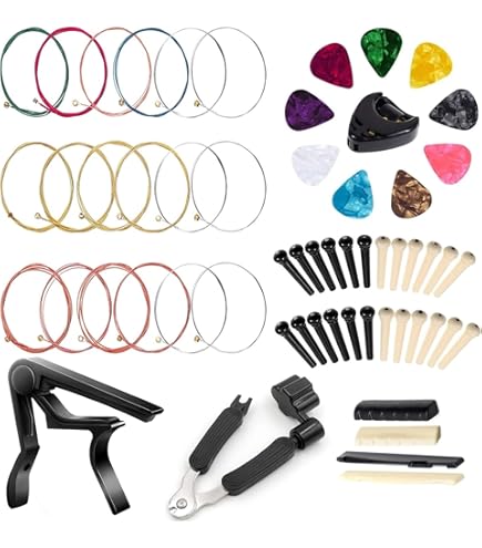 Amazon | rockson ストラップブラック カポタスト ピック セット