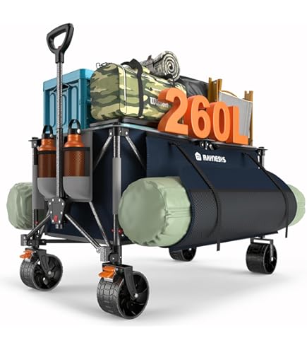 YouTen(ユーテン) アウトドアワゴン200L Amazon | YouTen(ユーテン) NEW 2023年モデル 大容量200L 両手
