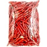 新世界中華物産【中華冷凍肉類】 冷凍 激辛 紅辣椒 冷凍赤唐辛子 生冷凍紅唐辛子 タイ産 とうからし ヘタ無 500g 冷凍のみの発送
