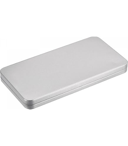 ３段収納BOX☆アルミ缶☆ブリキ缶☆シルバー Amazon | uxcell メタルティンボックス 錫箱 ブリキ缶 長方形 蓋