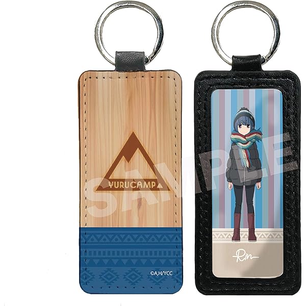 Amazon.co.jp: ゆるキャン △ キーケース 日本製 4連 レザー