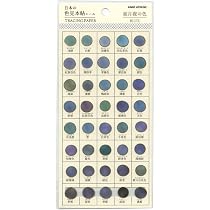 Amazon | 日本の色見本帖シール 密やか心の色【ピンク】 24110